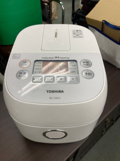 【4/6確約】【税込でこの価格❗️】【まだまだ美味しいご飯炊きます】TOSHIBA 炊飯器 RC-5XE5 3合炊き 2018年製