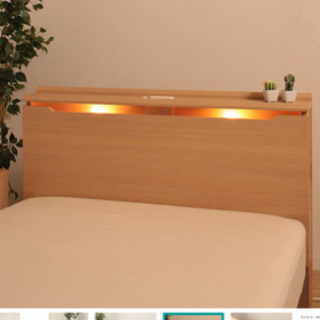 ニトリ ダブルベッド引き出し付 (ホワイト) ※引き取り決まりました