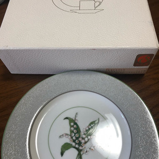引取決定【未使用】ChristianDior すずらん柄 デザート皿 5枚