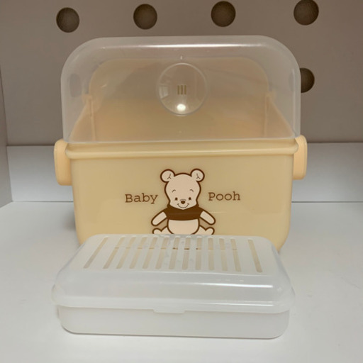 お話し中 箱あり 消毒じょ ず 消毒じょーず 衛生ケース 除菌 コンビ Combi 哺乳瓶消毒 ディズニー プーさん ベビープー 消毒 にも 甲東園のベビー用品 授乳 お食事用品 の中古あげます 譲ります ジモティーで不用品の処分