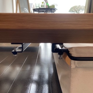 無印良品　セミダブルベッドフレーム　バスケット・レール付き