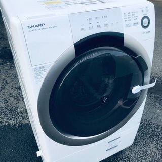  ♦️EJ1918B SHARPドラム式電気洗濯乾燥機 【201...