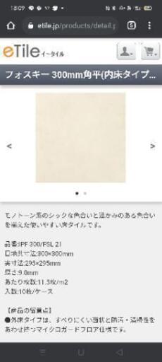 【未使用タイル】リクシルフォスキー(ipf300 fsl21)