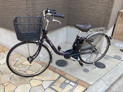 バッテリー最高レベル！大容量8,9AhPanasonic　電動自転車　ビビDX　26インチ　電動自転車　電動アシスト自転車　328②