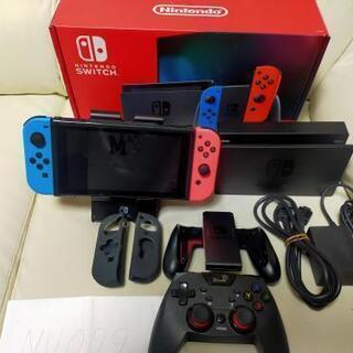 新型Nintendo Switch 本体+備品 メーカー保証あり...