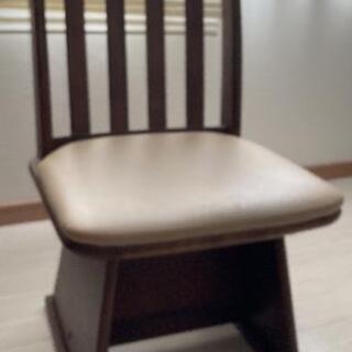 ＜天然木回転座椅子＞ こたつの椅子を0円で譲ります(条件有り)