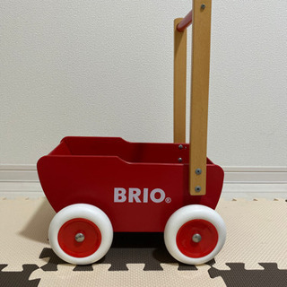 値下げ☆BRIO 押し車 赤