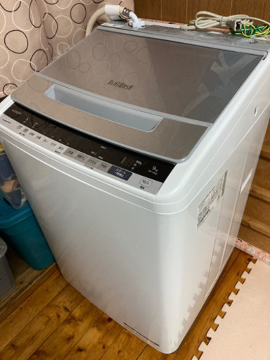 【値下げ】HITACHIの洗濯機9kg (2020年製) BW-V90E