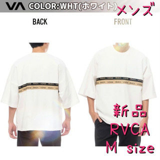 メンズ RVCA ルーカ Tシャツ 半袖 トレーナー ホワイト M