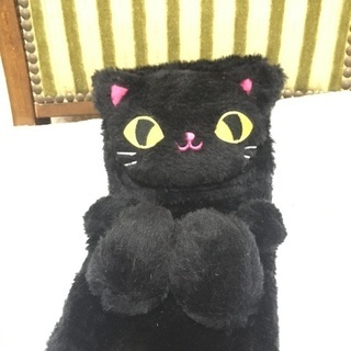 黒猫　くろねこ　トイレットペーパーホルダー【要　プロフ必読】