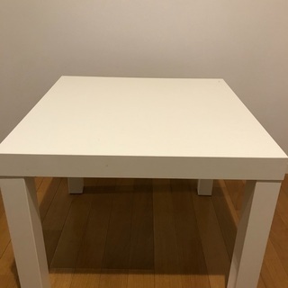 【無料！引取限定】IKEA白テーブル45×55×55