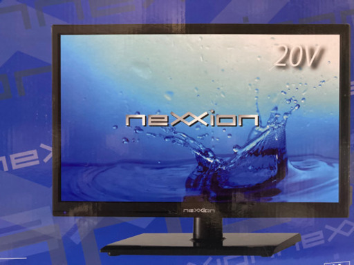 値下げ交渉OK！　お買い得　新古品 nexxion  FTｰA2025B 20V型地上波デジタル　フルハイビジョン液晶テレビ 外付HDD対応