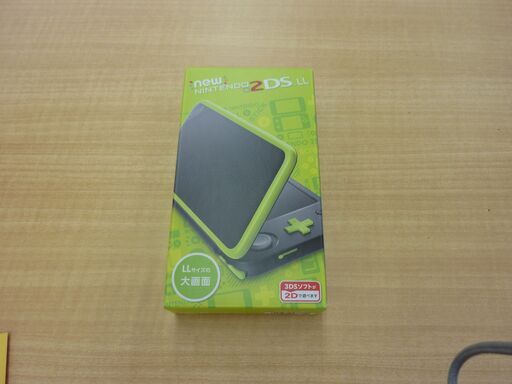 値下げしました！【引取限定】任天堂　JAN-S-MAAA　ニンテンドウ2DS ブラック＆ライム　未使用【うるま市田場】
