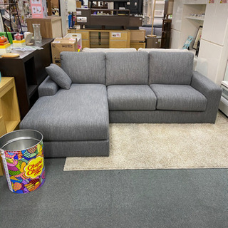 MJ45 W214ファブリックカウチソファ クッション1個付き sofa