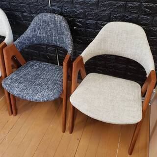 【2496】ダイニングチェア・４脚セット・北欧デザイン・ハイタイプ