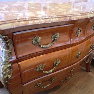 【中古品】イタリア家具、ロココ調、猫脚系　サイドボード　