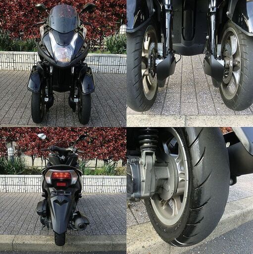 ☆普通免許仕様トリシティ125「ワイドトレッド」SE82J/LEDヘッドライト