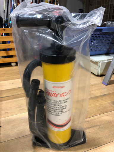 未使用品　2WAY   ポンプ　便利　空気入れ　現品限り　人気商品