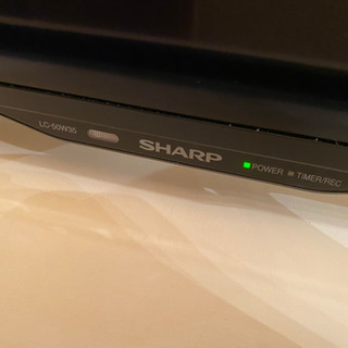 SHARP 中古 液晶カラーテレビ 50インチ LC-50W35 2017年製 本体 リモコン無し