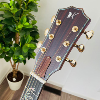 売れました/.k/アバロンインレイ/カッタウェイギター/艶消しマット