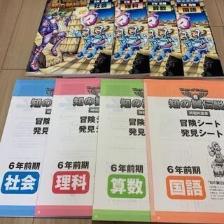 日能研の通信学習　知の翼６年生　前期・後期（１年分）