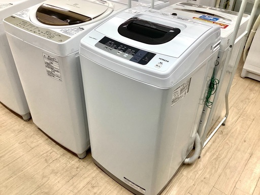 安心の6ヵ月保証付！2016年製 5.0kg HITACHI(日立)「NW-5WR」全自動洗濯機です！