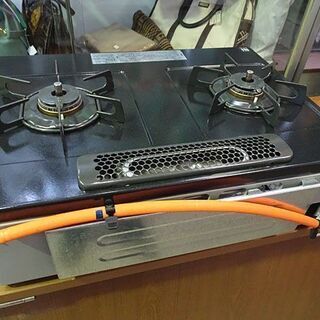 【 NORITZ/ノーリツ 】ガステーブル LP用 水無し両面 ダブル標準バーナー ■NG80QVM■