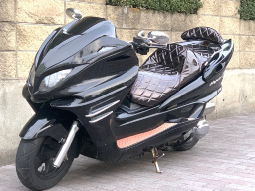 ブラックカスタム‼︎【YAMAHA マジェスティ】スピーカー２発‼︎ LED付き‼︎
