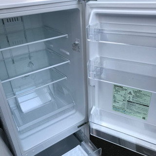 【名古屋市近郊配送可能】TOSHIBA 2ドア冷蔵庫GR-P15BS(W) 2019年製