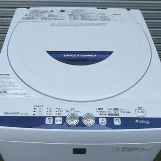 送料無料・設置無料サービス有り】洗濯機 SHARP ES-G4E2-KB 中古