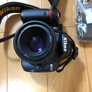 【ネット決済】NIKON D3000 レンズ2個　一眼レフ