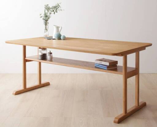 【2131】北欧デザイン・ダイニングテーブル・150cm・ナチュラル