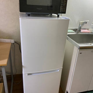 【ネット決済】ニトリ　冷蔵庫　2020製　　ニトリ　レンジ　2019製