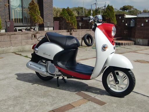 ☆☆YAMAHA ビーノデラックス(SA37J)4スト☆ヤマハ リモコンビーノ（白/赤）50cc調子良好/配送可能☆☆