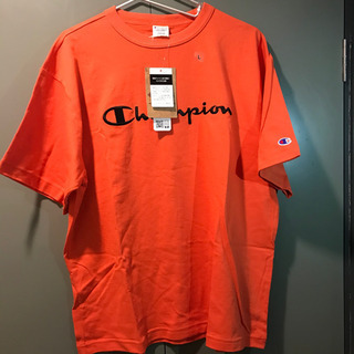 【Champion】新品チャンピオンtシャツ  オレンジ色