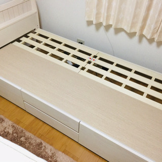 【ネット決済】ニトリ　収納付きベッド　美品