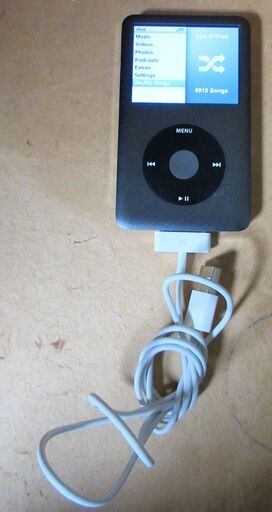 ☆アップル Apple iPod classic MC297J/A A1238 160GB 第6世代 ブラック◆あなただけの天才DJ