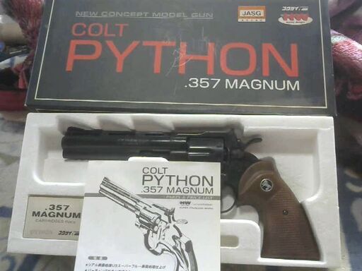 コクサイ・モデルガン COLT PYTHON 6inch KOKUSAI コクサイ⭐️コルト