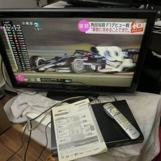 綺麗に映るPanasonic32型テレビ（ハードディスクレコーダーサービス付き）