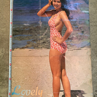 早乙女愛 激レア!早乙女愛さんの当時物のポスター半分下から破れてます