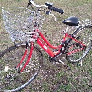 ヤマハ (YAMAHA) PAS CITY-CL5 27型 2014年モデル レッド 内装5段変速 電動