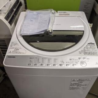 【美品】東芝 TOSHIBA 全自動洗濯機 6kg AW-6G6...