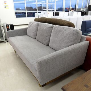 北海道/千歳市 FLANNEL SOFA/フランネルソファ FOLKE/フォルケ 3Pソファ 千歳市近郊配送/店頭でのお受渡し大歓迎