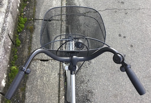 ＜新品同様＞ママチャリ・24インチ自転車・シルバー