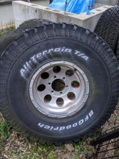 ホイール　プロコンプ？　15インチ PCD139.7 6穴　７８プラド