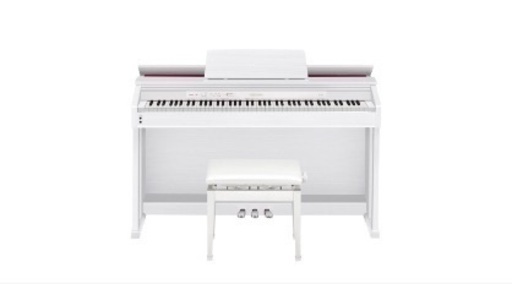 Casio 電子ピアノ 白 木目調 AP-460