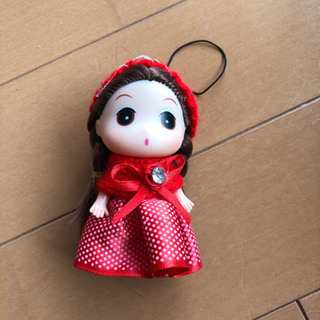 【ネット決済】女の子　人形　赤いドレス②