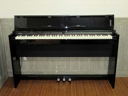 ss2274　ローランド　電子ピアノ　DP-990RF　ブラック　鏡面仕上げ　Roland　デジタルピアノ　黒　88鍵盤　ペダル付　取扱説明書付　コンパクト　シンプル　スタイリッシュ　鍵盤楽器
