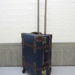 ss2276 ユーラシアトランク ネイビー×ブラウン EUR3054 Sサイズ シフレ