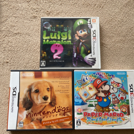 ルイージマンション2 ペーパーマリオニンテンドックス よっち 人丸前のおもちゃの中古あげます 譲ります ジモティーで不用品の処分